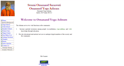 Desktop Screenshot of omanandyogaashram.com